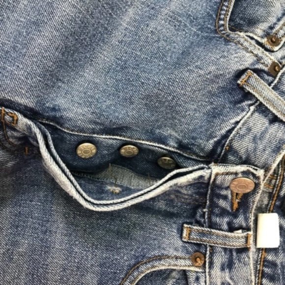 J. Crew Vintage High Waist Jeans Made in USA 100% Cotton Size 31 ins 31” - Picture 5 of 8